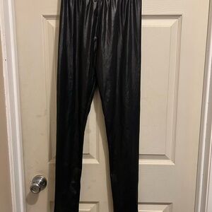New Mix Shiny Black Dress Pants - size small/ medium